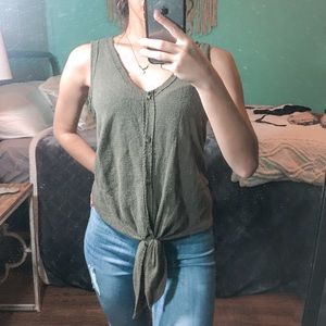 Green Tank Top